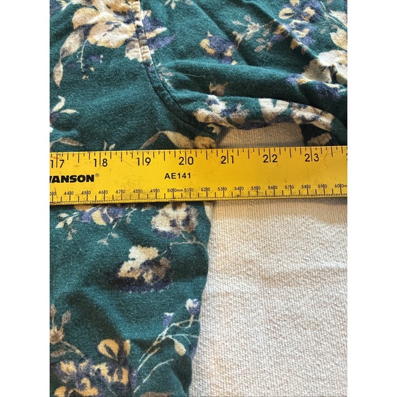 Abercrombie &Finch Men's Shirt Med Multi Summer Linen Blend Floral Boxy Relaxed - Picture 5 of 11